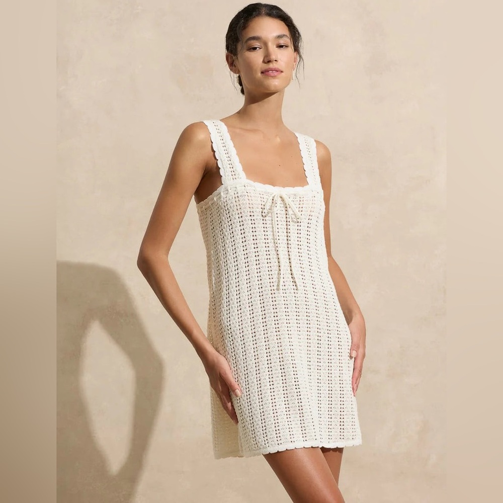 PEONY pointelle mini dress XS